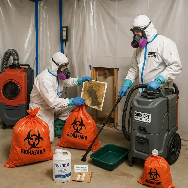 Contaminated Water Handling Protocols process in Lake Secession, SC