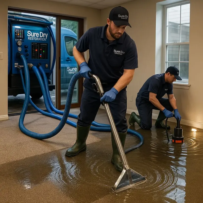 Water Extraction and Removal process in Lake Secession, SC